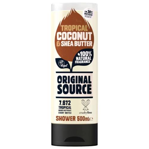 Miniaturka artykułu - Original Source Żel pod prysznic Tropical Coconut & Shea Butter, 500 ml