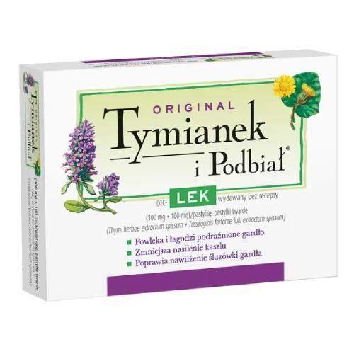 Miniaturka artykułu - Original Tymianek i Podbiał, 24 pastylki twarde