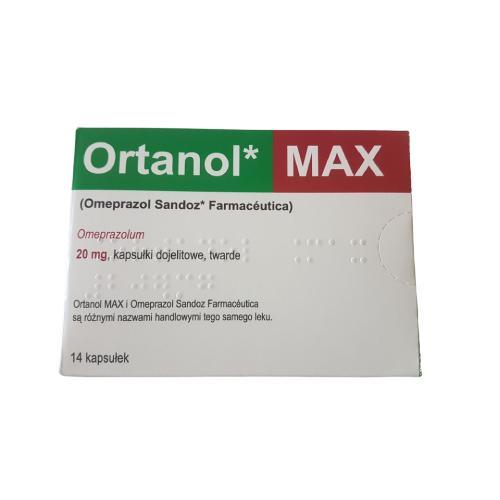 Miniaturka artykułu - Ortanol Max 20mg, 14kaps. DELFARMA USZKODZONE OPAKOWANIE
