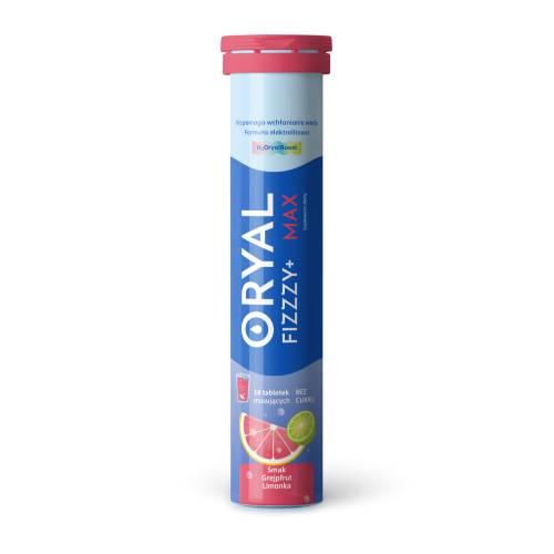 Miniaturka artykułu - Oryal Fizzzy+ Max, 18 tabl. musujących