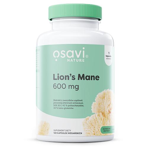 Miniaturka artykułu - OSAVI Lion&rsquo;s Mane 600 mg, 120 kaps.