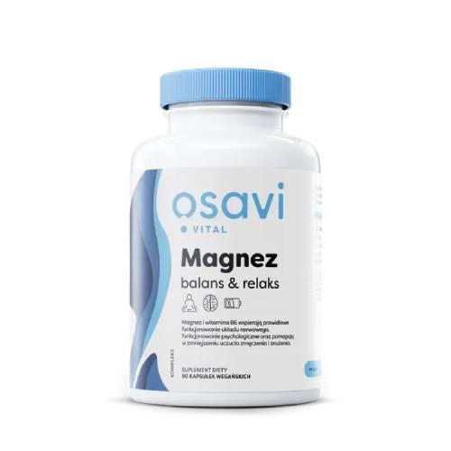Miniaturka artykułu - Osavi Magnez Balans & Relaks, 90 kaps.