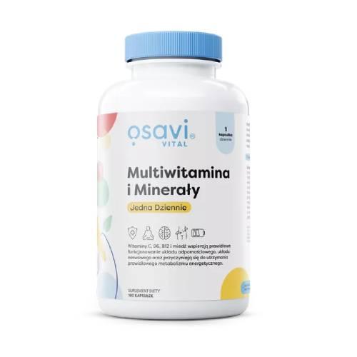 Miniaturka artykułu - OSAVI Multiwitamina i Minerały, 180 kapsułek