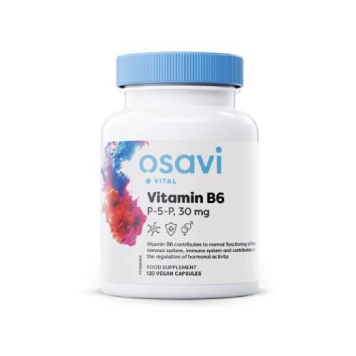 Miniaturka artykułu - OSAVI Witamina B6 P-5-P 30 mg, 120 kaps.