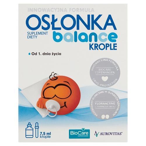 Miniaturka artykułu - Osłonka Balance krople,  7,5 ml KR&Oacute;TKA DATA 30.09.2026