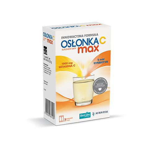 Miniaturka artykułu - Osłonka C Max 5 mld CFU - połączenie witaminy C 1000 mg z probiotykami 
