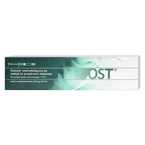 Zdjęcie produktu - OST 1% Preparat Wiskoelastyczny 20 mg/2 ml - 1 ampułko-strzykawka 