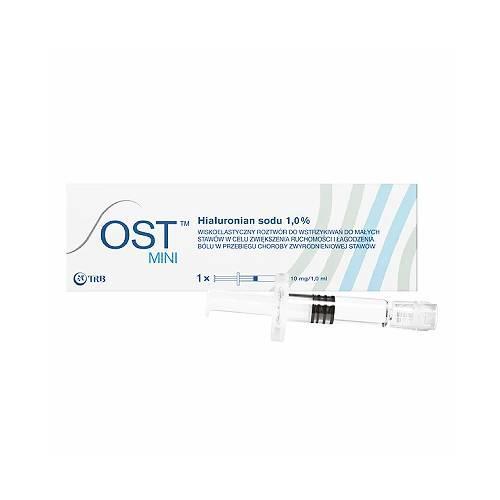Miniaturka artykułu - OST Mini Hialuronian sodu 10 mg/1 ml, 1 ampułko-strzykawka KR&Oacute;TKA DATA 30.09.2026