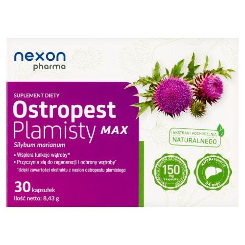Miniaturka artykułu - Ostropest Plamisty Max Sylimaryna, 30 kaps.