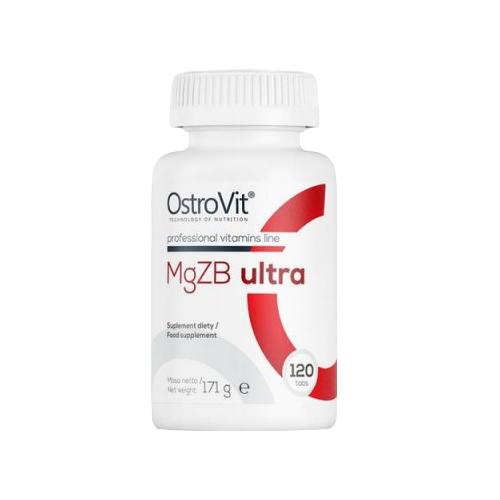 Miniaturka artykułu - OstroVit MgZB Magnez Cynk Witamina B6 Ultra, 120 tabletek
