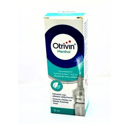 Miniaturka artykułu - Otrivin Menthol 1 mg/ml, 10 ml
