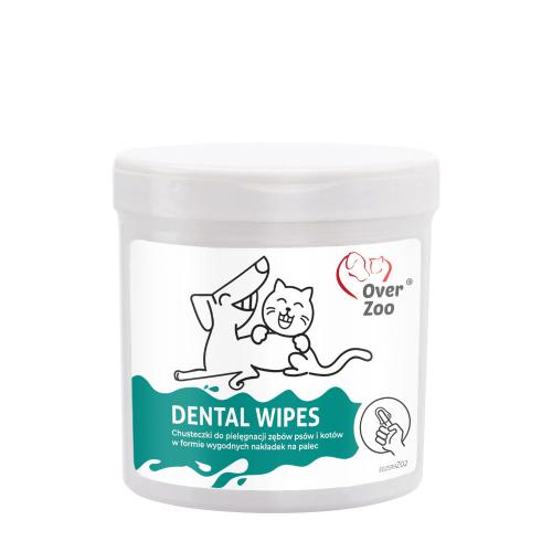 Miniaturka artykułu - Over Zoo Dental Wipes Chusteczki do pielęgnacji zęb&oacute;w ps&oacute;w i kot&oacute;w, 50 szt.