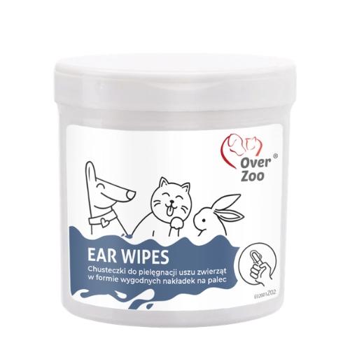 Miniaturka artykułu - Over Zoo Ear Wipes Chusteczki do pielęgnacji uszu dla ps&oacute;w i kot&oacute;w, 50 szt.