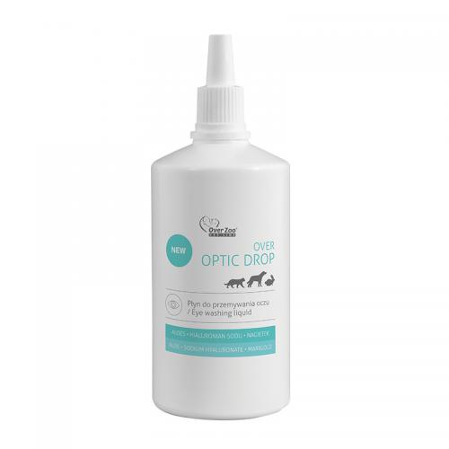 Miniaturka artykułu - Over Zoo Optic Drop Płyn do pielęgnacji oczu ps&oacute;w i kot&oacute;w, 130 ml