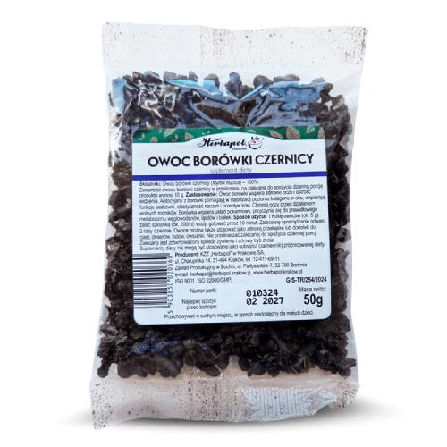 Miniaturka artykułu - Owoc bor&oacute;wki czernicy, 50 g