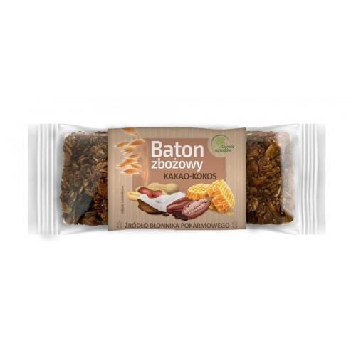 Miniaturka artykułu - Owoce Ogrod&oacute;w Baton zbożowy kakao - kokos, 40 g