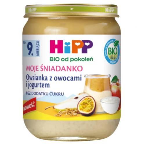 Miniaturka artykułu - HiPP Owsianka z owocami i jogurtem BIO, 160 g
