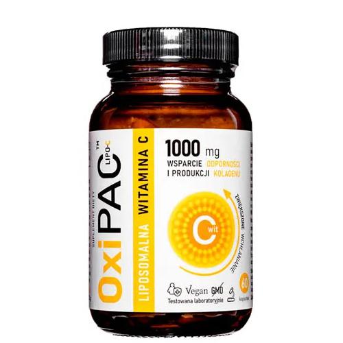Miniaturka artykułu - OxiPAC Lipo-C Liposomalna Witamina C1000, 60 kapsułek