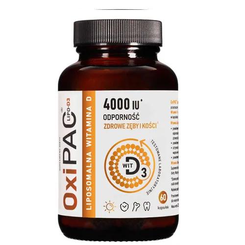 Miniaturka artykułu - OxiPAC Lipo-D Liposomalna Witamina D 4000 IU, 60 kapsułek