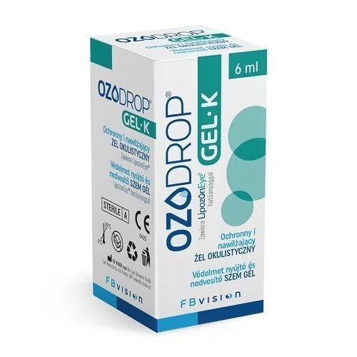 Miniaturka artykułu - Ozodrop Gel K Ochronny i nawilżający żel okulistyczny, 6 ml