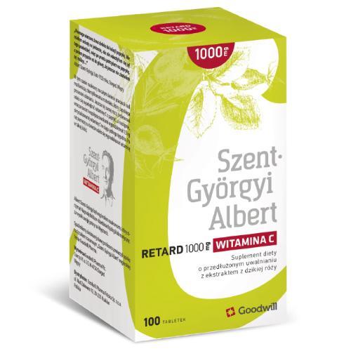 Miniaturka artykułu - Szent Gyorgyi Albert Retard Witamina C 1000 mg, 100 tabl.