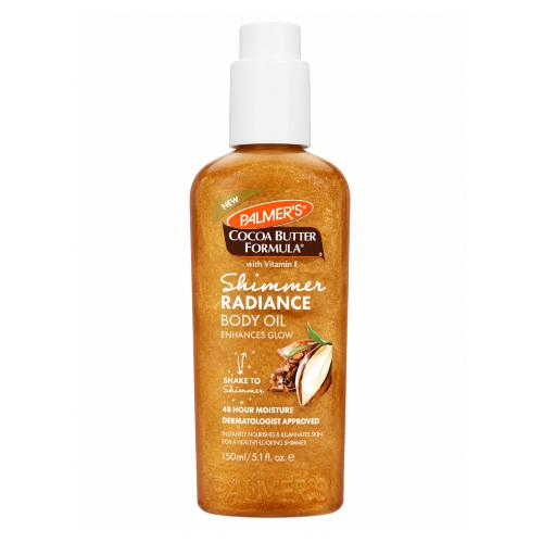 Miniaturka artykułu - Palmer's CBF Olejek rozświetlający z drobinkami do ciała, 150 ml