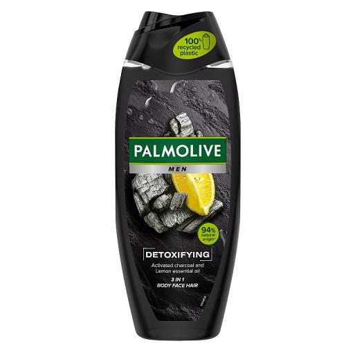 Miniaturka artykułu - PALMOLIVE MEN Żel pod prysznic 3w1 Detoxifying, 500ml