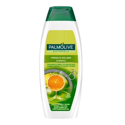 Miniaturka artykułu - PALMOLIVE Naturals Fresh & Volume Szampon do włos&oacute;w Świeżość i Lekkość, 350ml