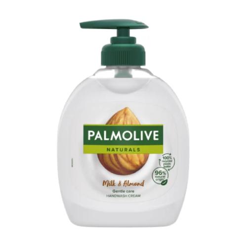 Miniaturka artykułu - PALMOLIVE NATURALS Kremowe mydło w płynie Migdały i Mleko, 300ml