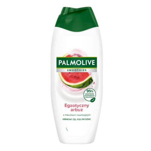 Miniaturka artykułu - PALMOLIVE Smoothies Żel pod prysznic Egzotyczny Arbuz z mleczkiem nawilżającym, 500ml	