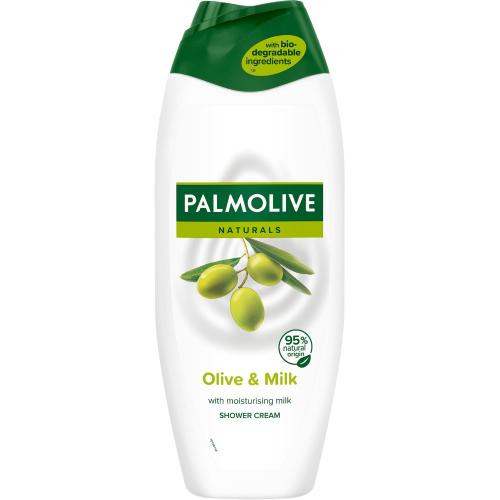 Miniaturka artykułu - PALMOLIVE Naturals Kremowy żel pod prysznic Mleko i Oliwka, 500ml