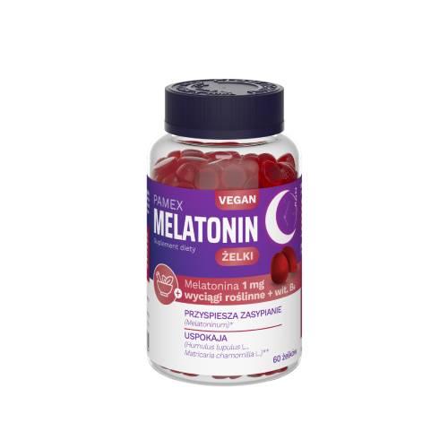 Miniaturka artykułu - PAMEX Melatonin Żelki, 60 szt