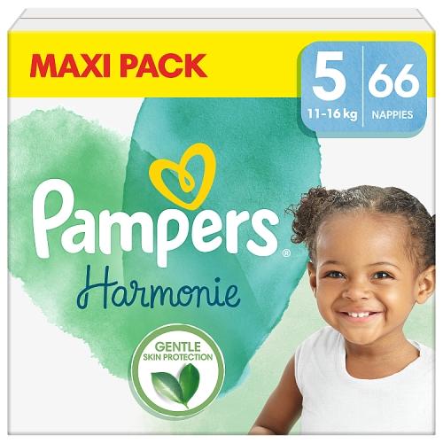 Miniaturka artykułu - Pampers Harmonie Baby Pieluszki rozmiar 5, 66szt. BRAK TEKTUROWEGO OPAKOWANIA
