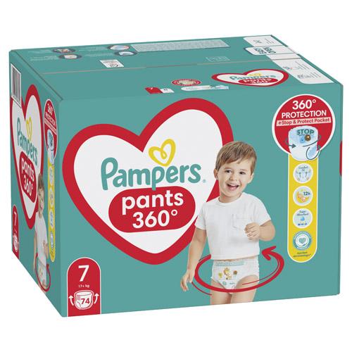 Miniaturka artykułu - Pampers Pants 7 17kg+ 74szt.