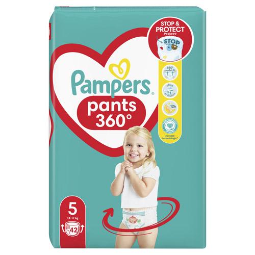Miniaturka artykułu - Pampers Pants Pieluchomajtki rozmiar 5, 42 sztuk