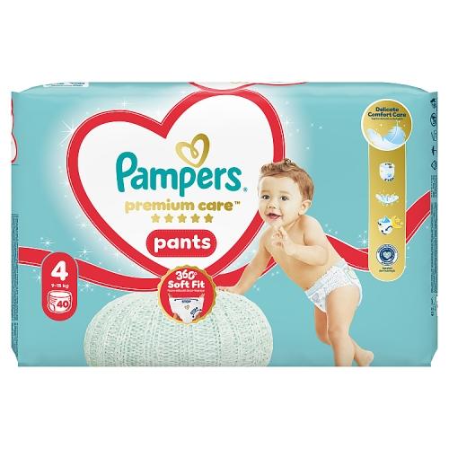 Miniaturka artykułu - Pampers Premium Care Pants 4 Pieluchomajtki dla dzieci, 40 szt.