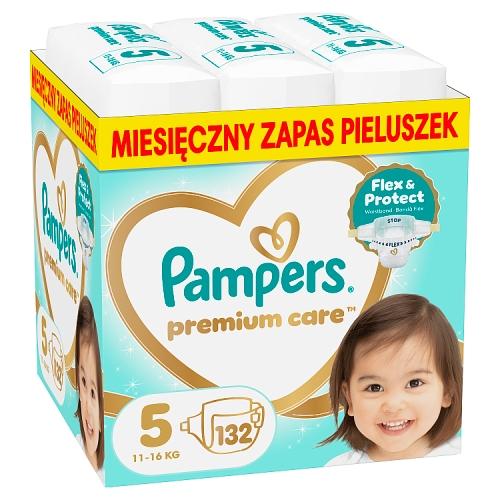 Miniaturka artykułu - Pampers Premium Care 5 Pieluchy dla dzieci, 132 szt.