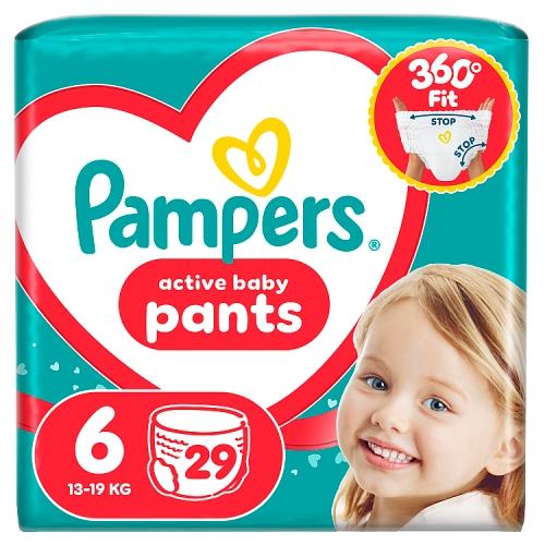 Miniaturka artykułu - Pampers Active Baby Pants 6 Pieluchomajtki dla dzieci, 29 szt.