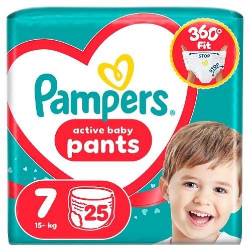 Miniaturka artykułu - Pampers Active Baby Pants 7 Pieluchomajtki dla dzieci, 25 szt.