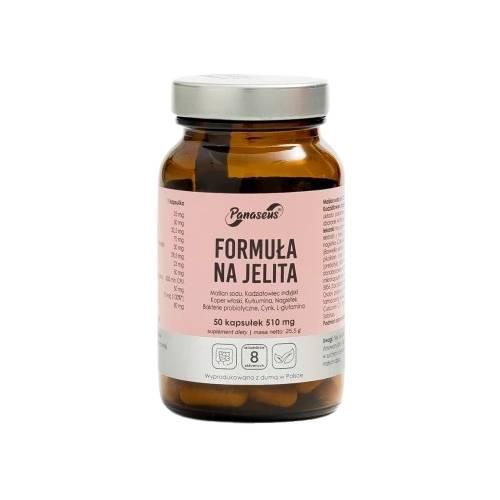 Miniaturka artykułu - Panaseus Formuła na jelita, 50 kaps.
