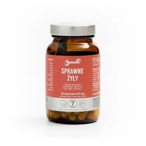 Miniaturka artykułu - Panaseus Sprawne Żyły, 50 kaps.