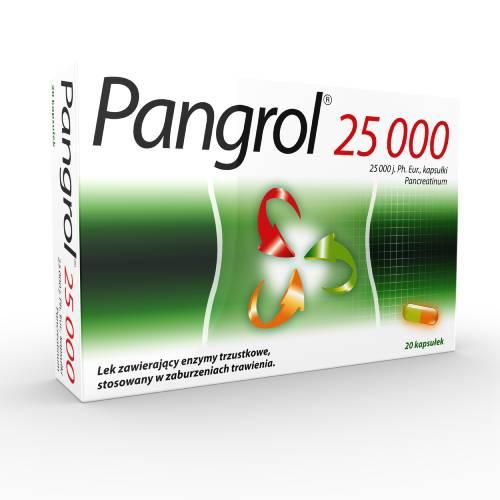 Miniaturka artykułu - Pangrol 25 000, 20 kapsułek dojelitowych