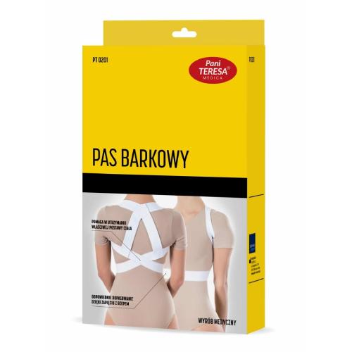 Miniaturka artykułu - PANI TERESA Pas barkowy cielisty M, 1 szt.