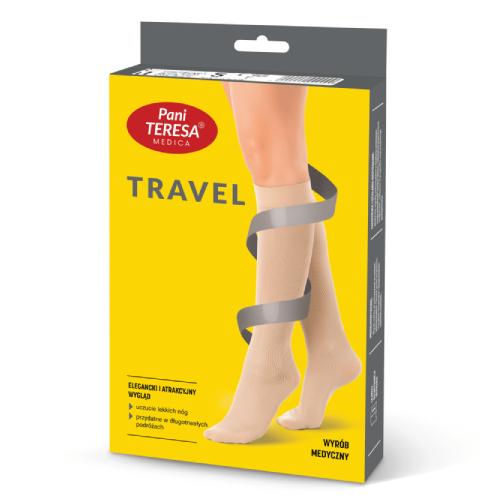 Miniaturka artykułu - Pani Teresa Travel Skarpety podr&oacute;żne dla mężczyzn czarne rozmiar M