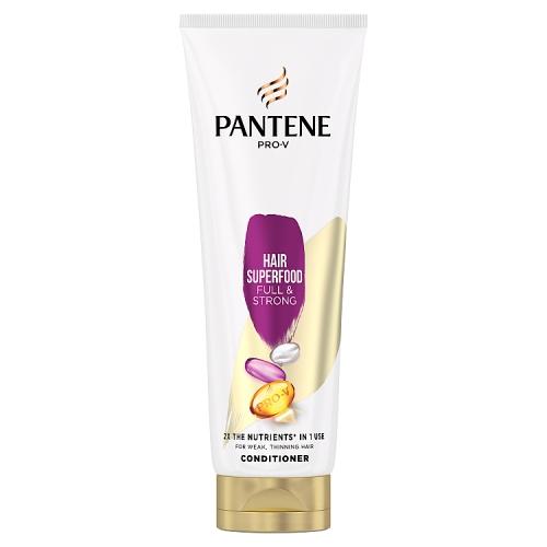 Miniaturka artykułu - PANTENE PRO-V Hair Superfood Full & Strong Odżywka do włos&oacute;w słabych, 200ml
