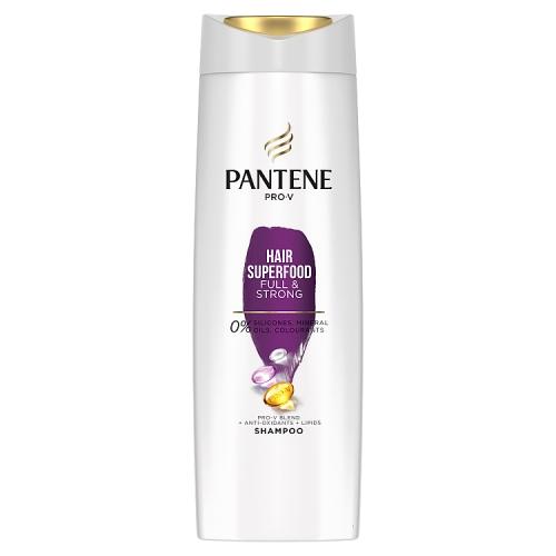 Miniaturka artykułu - PANTENE PRO-V Hair Superfood Full & Strong Szampon do włos&oacute;w, 400ml