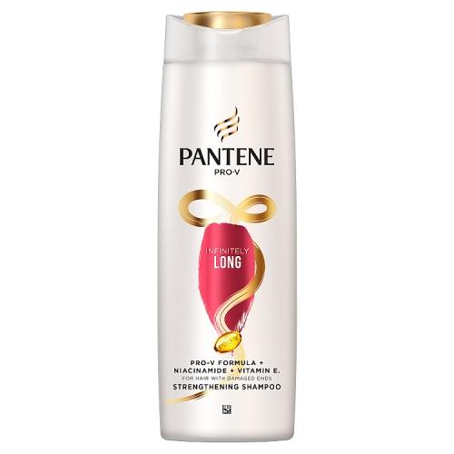 Miniaturka artykułu - PANTENE PRO-V Infinitely Long Szampon do włos&oacute;w zniszczonych, 400ml