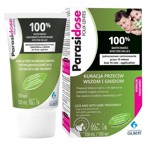 Miniaturka artykułu - PARASIDOSE Kuracja przeciw wszom i gnidom, 100ml