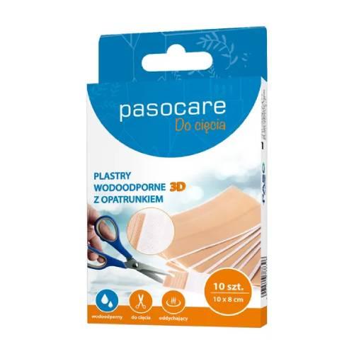 Miniaturka artykułu - PASOCARE Plaster wodoodporny z opatrunkiem 3d plus 1m x 8cm 