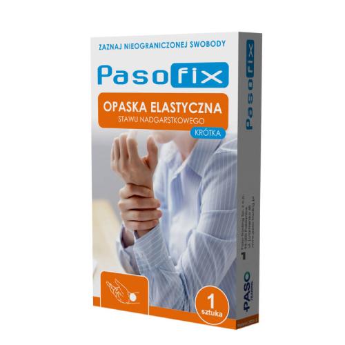Miniaturka artykułu - PasoFix Opaska elastyczna stawu nadgarstkowego kr&oacute;tka rozmiar L - 1 sztuka